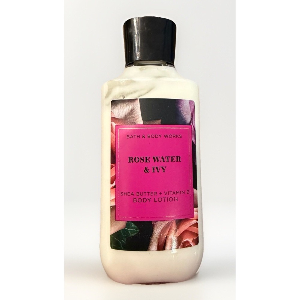 Bath & Body Works Rose Water & Ivy Body Lotion 8oz Shea Butter Vitamin E